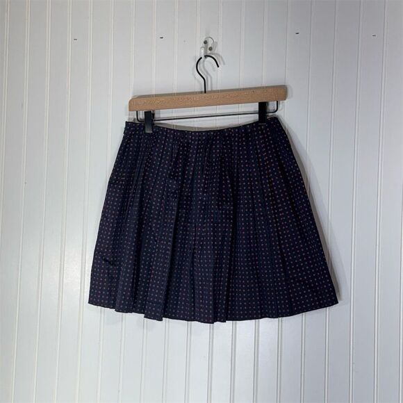 Tory Burch Blue and White Patterned Mini Skirt - Picture 4 of 9